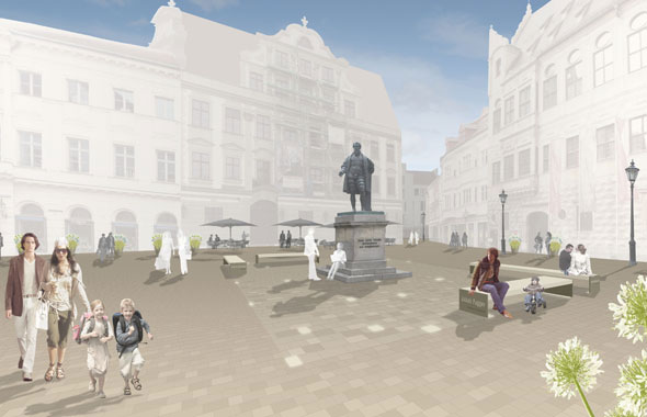 Visualisierung Marktplatz